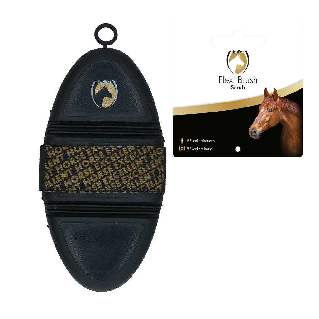 Excellent Horse Flexi Brush Scrub