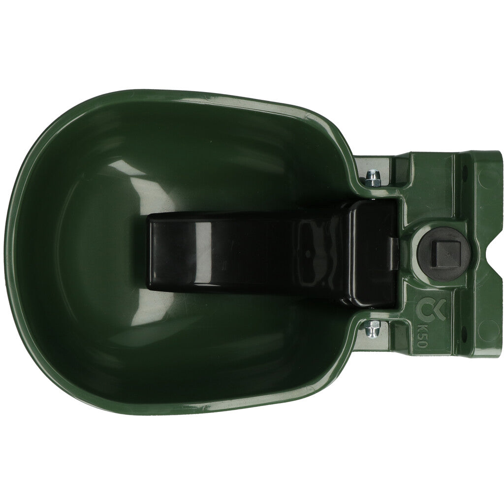 Drinkbak KS met lepel groen