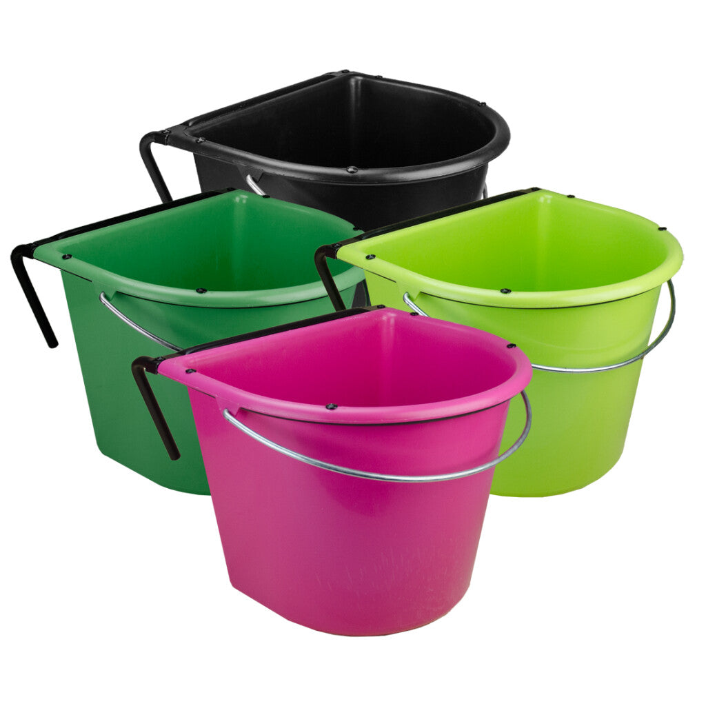 Voerbak 15 l met ophang en hengsel